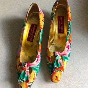Vintage Andrea Pfister Couture Kitten Heels (Sz 8)